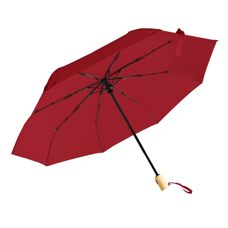 Parasol automatyczny RPET, skladany | Nell V7242-05 - czerwony