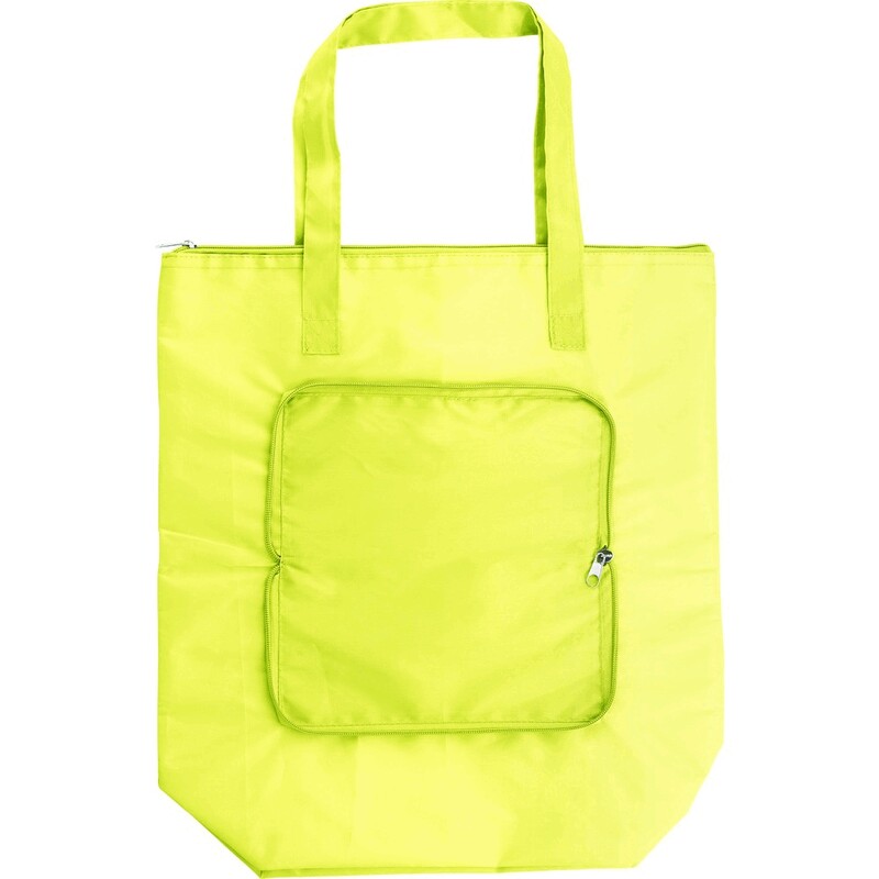 Składana torba termoizolacyjna, torba na zakupy V0296-09 - limonkowy