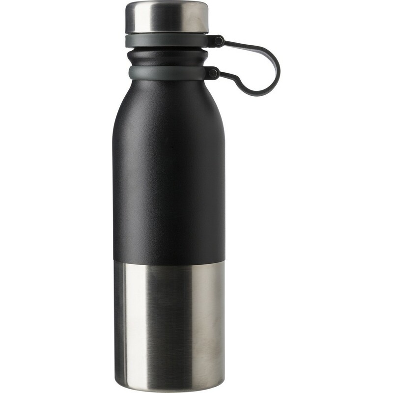 Butelka termiczna 600 ml V0284-03 - czarny