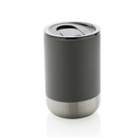 Kubek termiczny 360 ml, stal nierdzewna z recyklingu P433.062 - szary