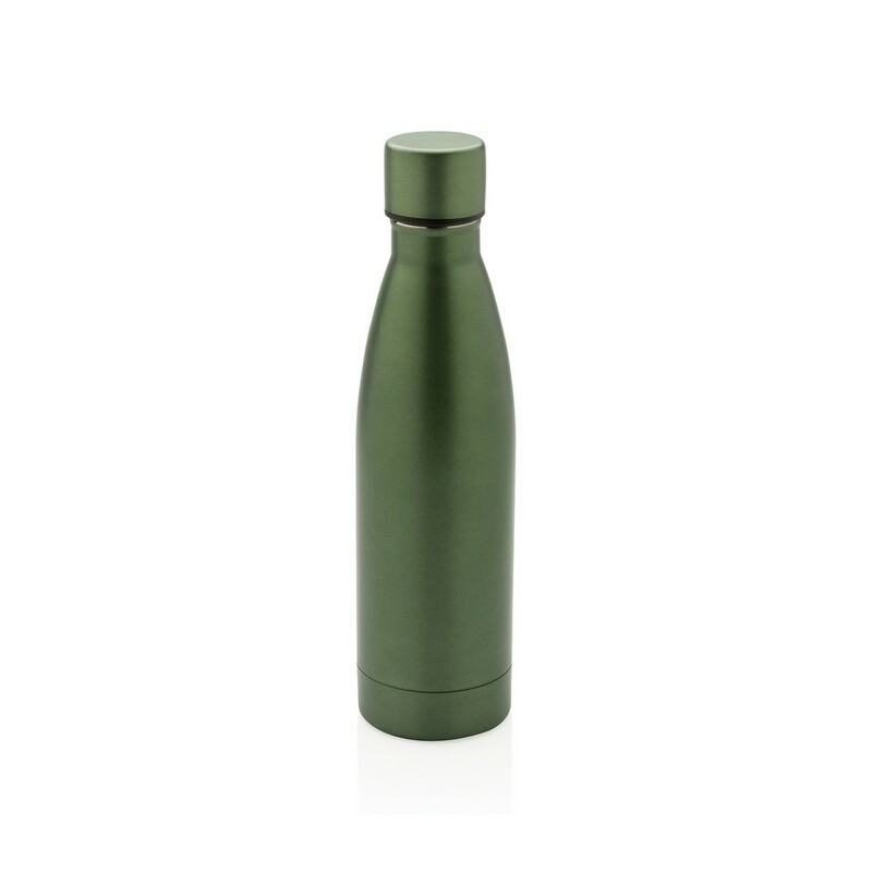 Butelka termiczna 500 ml, stal nierdzewna z recyklingu P433.277 - zielony