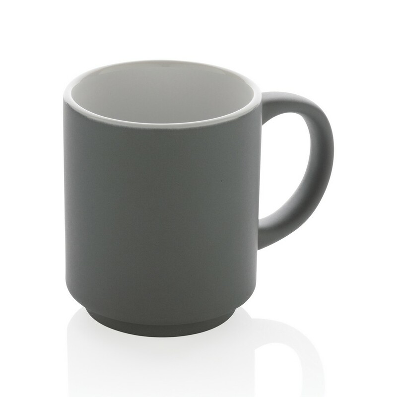 Kubek ceramiczny 180 ml P434.072 - szary