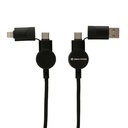 Kabel do ladowania 6 w 1 45W Urban Vitamin Oakland P302.701 - czarny