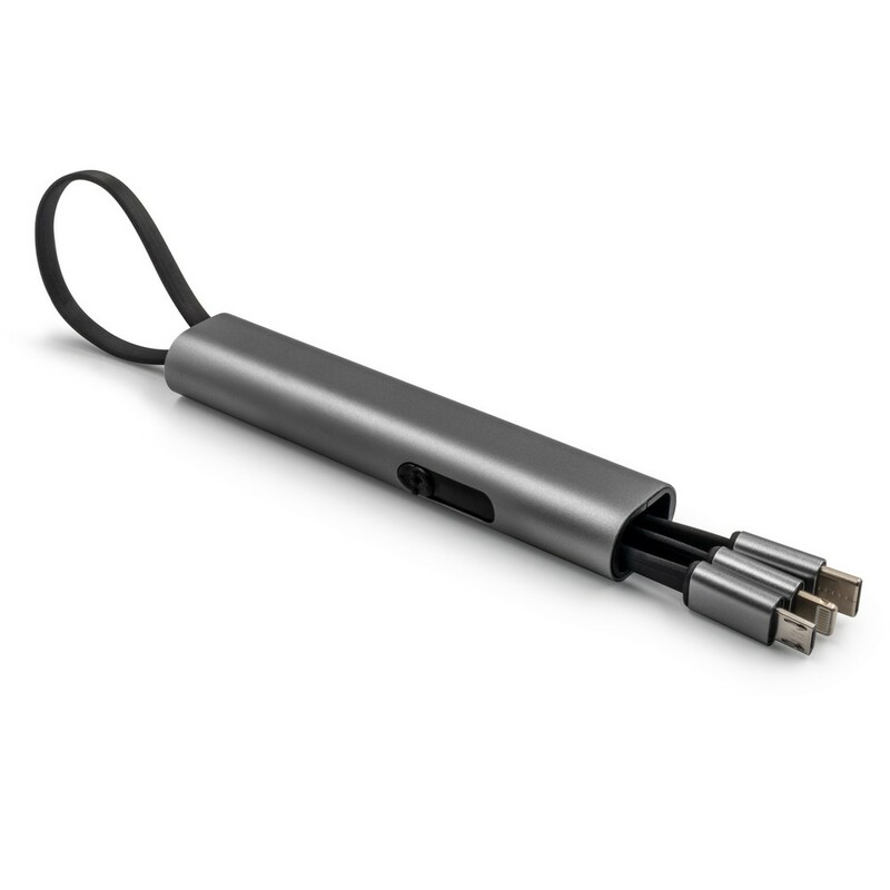 Kabel do ladowania i synchronizacji | Evelyn V0479-15 - grafitowy