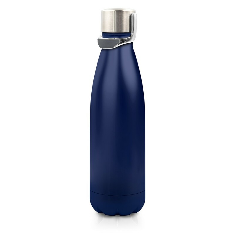 Butelka termiczna 500 ml Air Gifts | Charles V0843-04 - granatowy