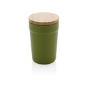 Kubek podrozny 300 ml z PP z recyklingu P433.297 - zielony