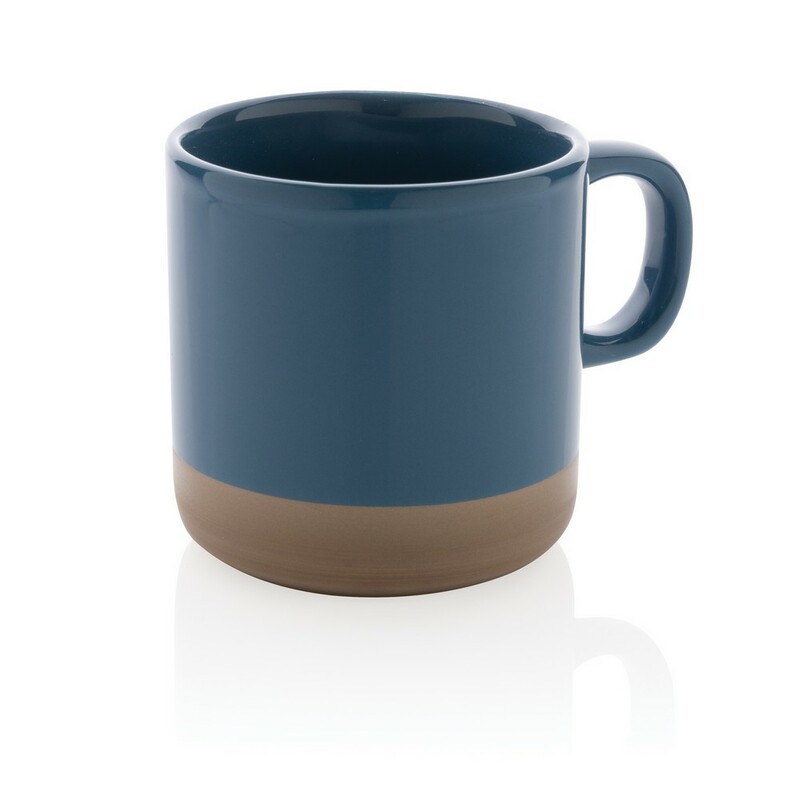 Kubek ceramiczny 360 ml P434.115 - niebieski