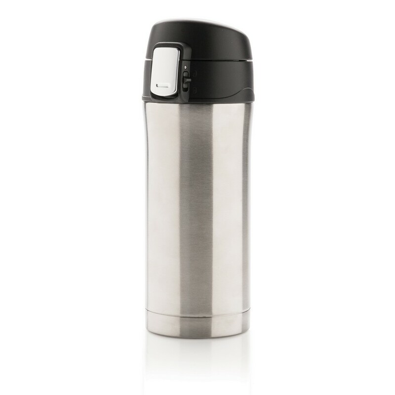 Kubek termiczny 300 ml, stal nierdzewna z recyklingu P435.062 - srebrny