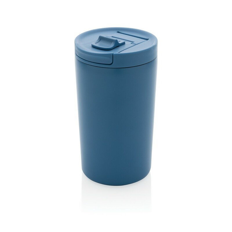 Kubek termiczny 300 ml, stal nierdzewna z recyklingu P435.095 - niebieski