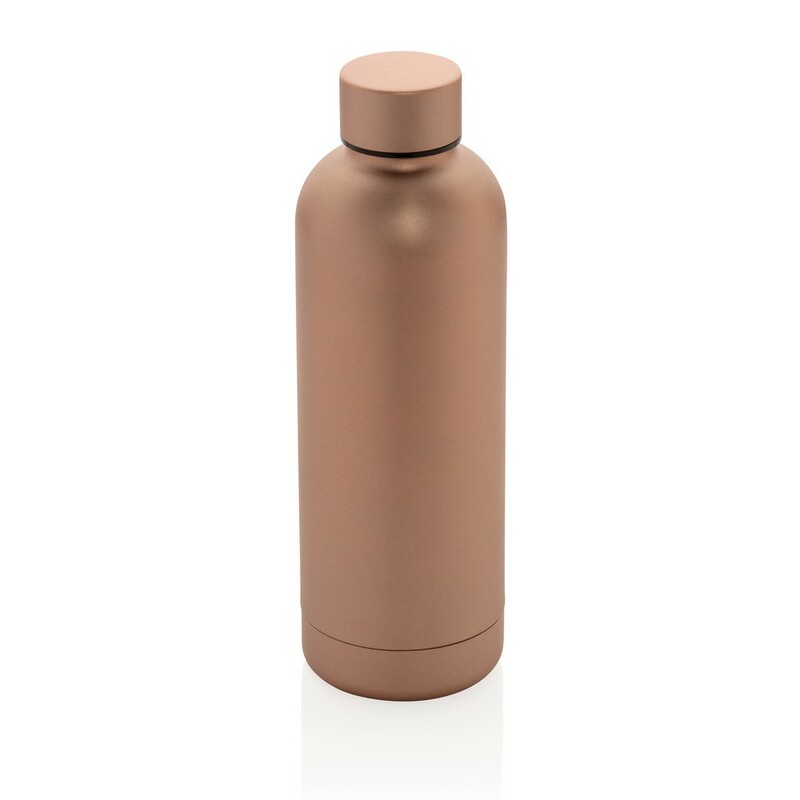 Butelka termiczna 500 ml, stal nierdzewna z recyklingu P435.709 - brazowy