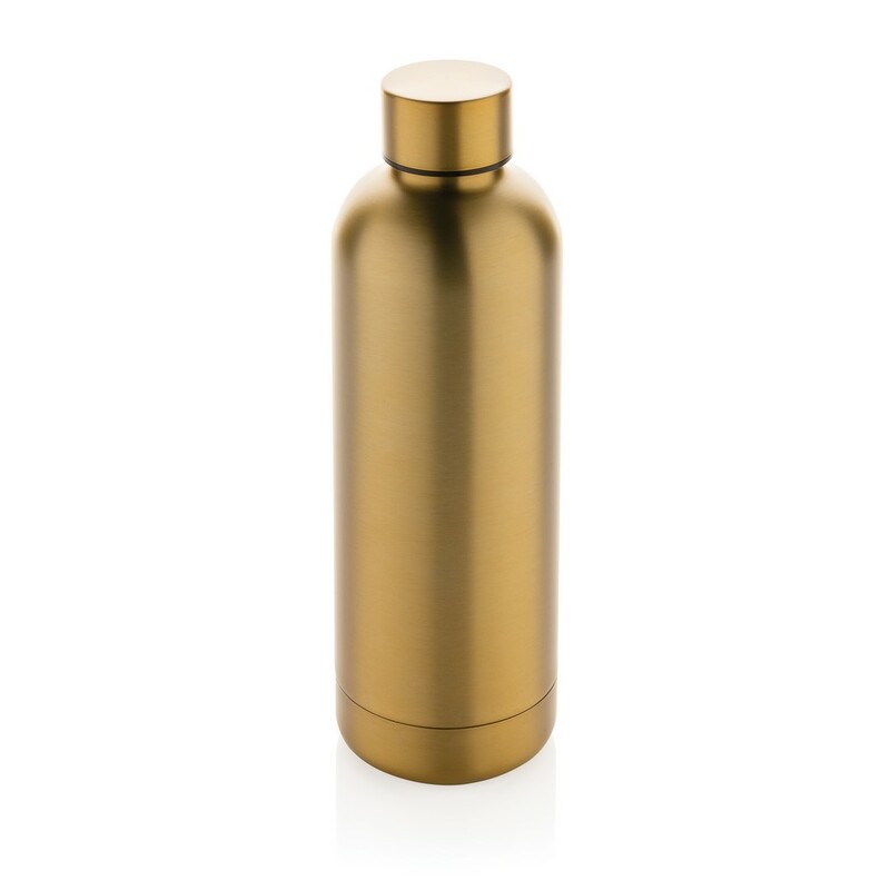 Butelka termiczna 500 ml, stal nierdzewna z recyklingu P435.706 - zloty