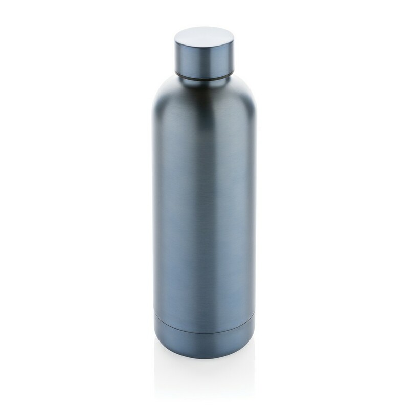 Butelka termiczna 500 ml, stal nierdzewna z recyklingu P435.708 - niebieski