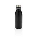 Butelka sportowa 500 ml ze stali nierdzewnej z recyklingu P435.711 - czarny
