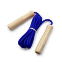 Skakanka z drewnianymi uchwytami | Walker V7363-11 - niebieski