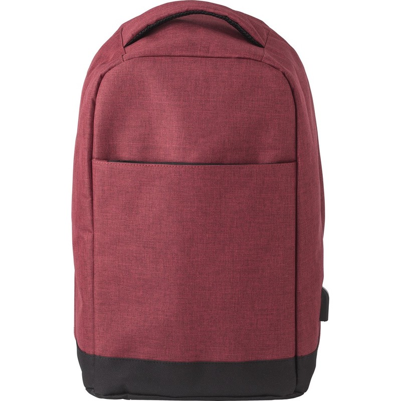 Plecak na laptopa 13", chroniacy przed kieszonkowcami V0610-12 - burgund