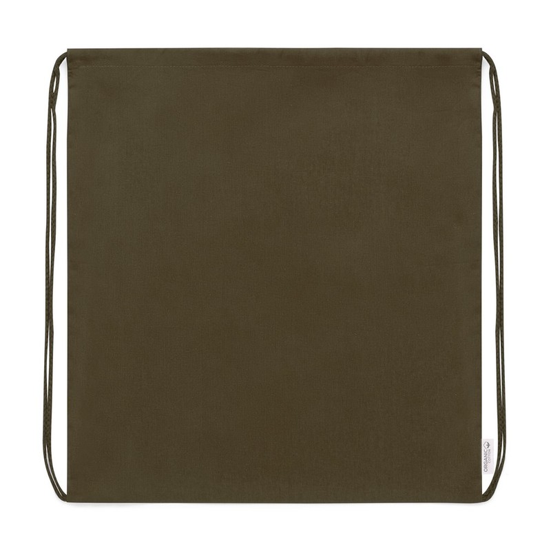 Worek ze sznurkiem z bawełny organicznej V1080-16 - brązowy