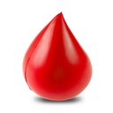 Antystres "kropla" V2830-05 - czerwony