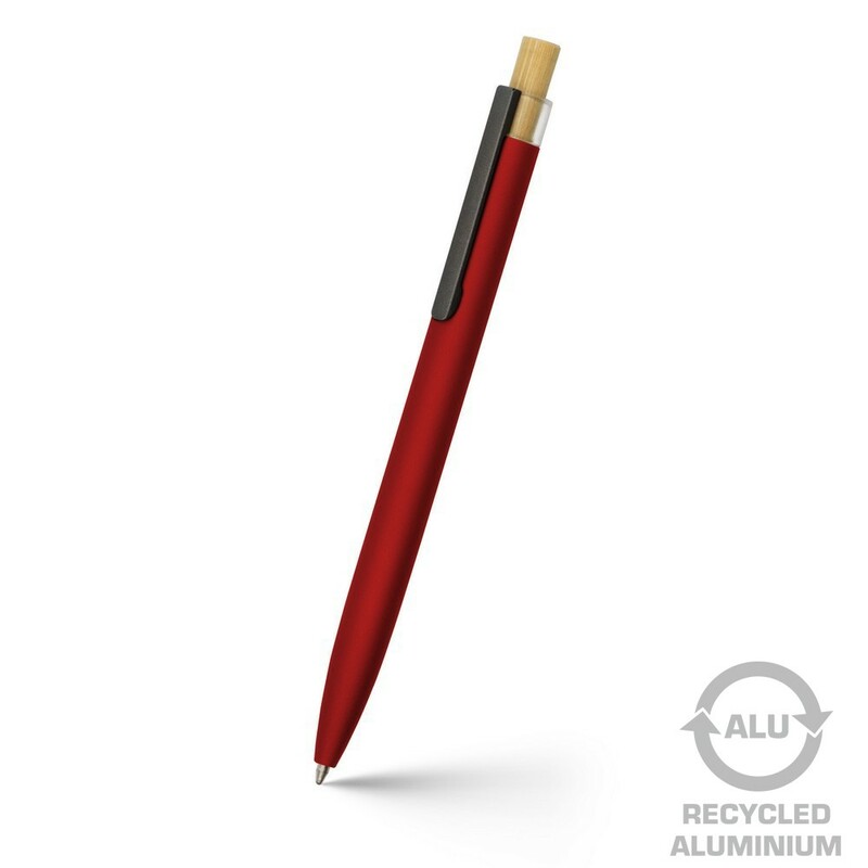 Dlugopis z aluminium z recyklingu | Randall V0030-05 - czerwony