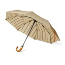 Skladany parasol 21" VINGA Bosler AWARE™ RPET VG480-19 - bezowy