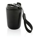 Kubek termiczny 380 ml Cuppa, stal nierdzewna z recyklingu P435.021 - czarny