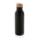 Butelka sportowa 600 ml Avira Alcor, stal nierdzewna z recyklingu P438.061 - czarny