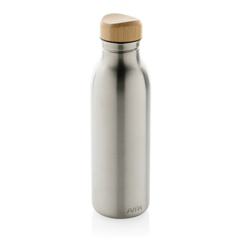 Butelka sportowa 600 ml Avira Alcor, stal nierdzewna z recyklingu P438.062 - srebrny