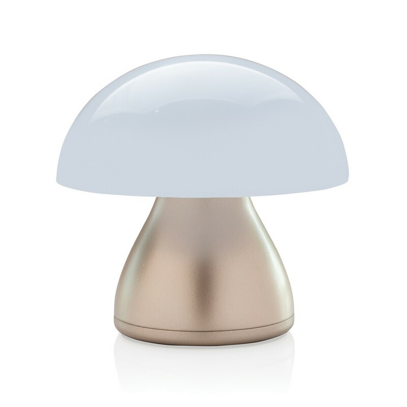Lampka na biurko Luming, plastik z recyklingu P513.749 - brazowy