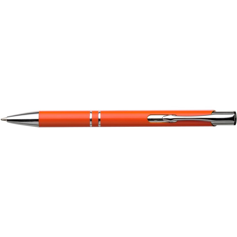 Dlugopis z aluminium z recyklingu V1191-07 - pomaranczowy
