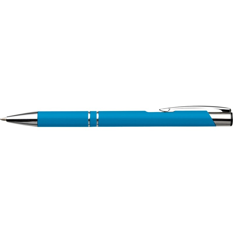 Dlugopis z aluminium z recyklingu V1191-11 - niebieski