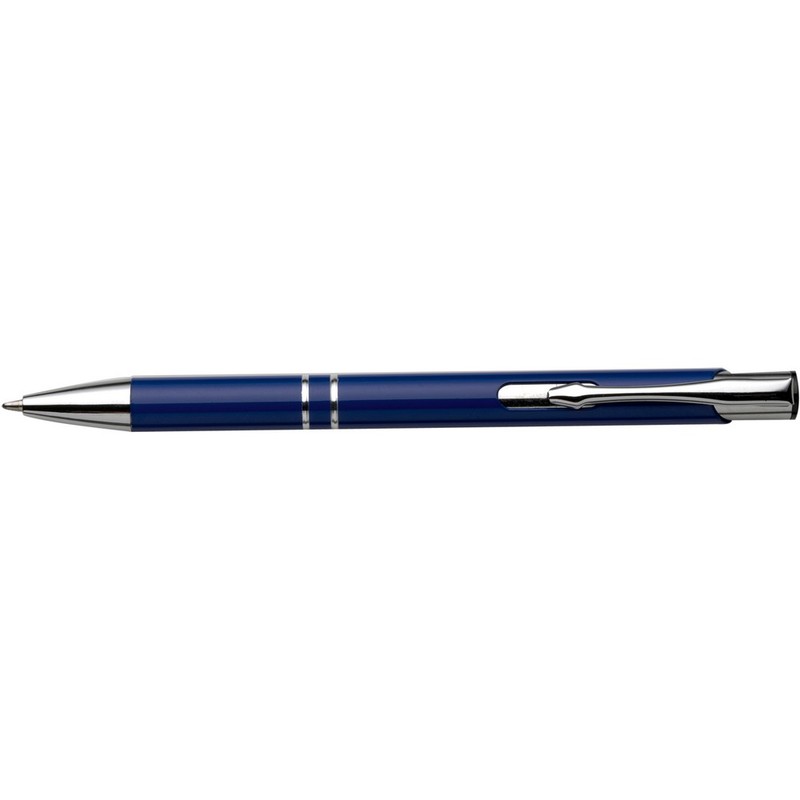 Dlugopis z aluminium z recyklingu V1191-04 - granatowy