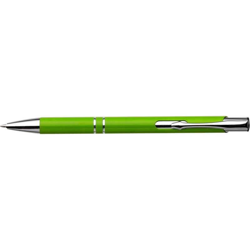 Dlugopis z aluminium z recyklingu V1191-10 - jasnozielony