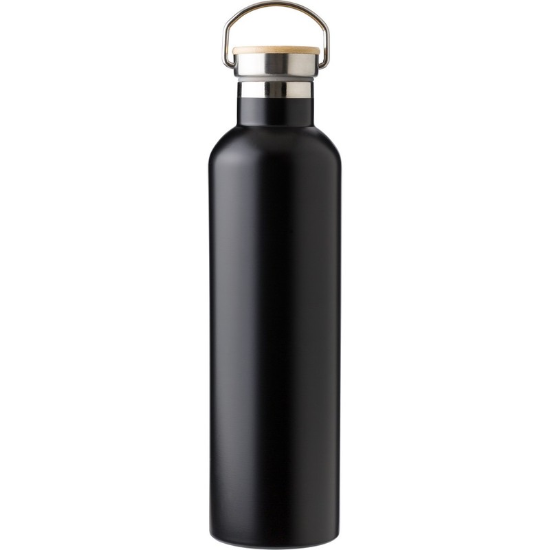Butelka termiczna 1000 ml V1182-03 - czarny