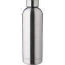 Butelka termiczna 500 ml ze stali nierdzewnej z recyklingu V1177-32 - srebrny