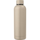 Butelka termiczna 500 ml ze stali nierdzewnej z recyklingu V1177-20 - bezowy