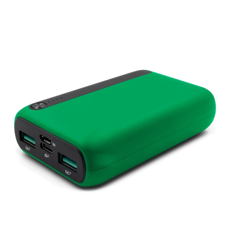 Power bank 10000 mAh | Dashonte V1296-06 - zielony