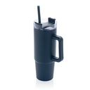 Kubek podrozny 900 ml Tana, plastik z recyklingu P437.100 - niebieski