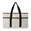 Torba plazowa VINGA Volonne AWARE™, plotno z recyklingu VG537-02 - czarny