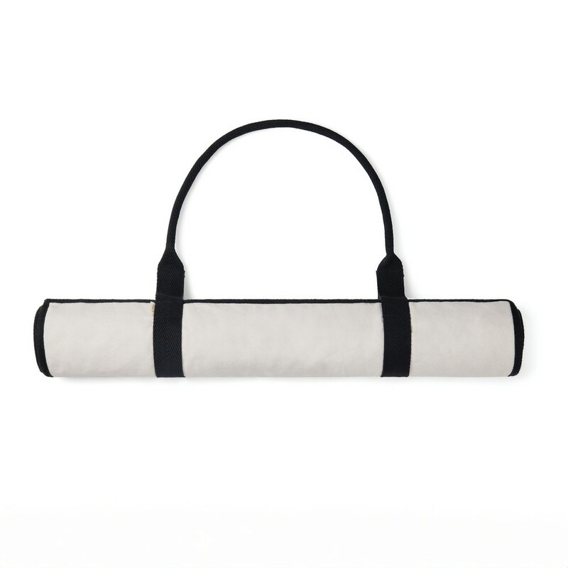 Mata plazowa VINGA Volonne AWARE™, plotno z recyklingu VG538-02 - czarny