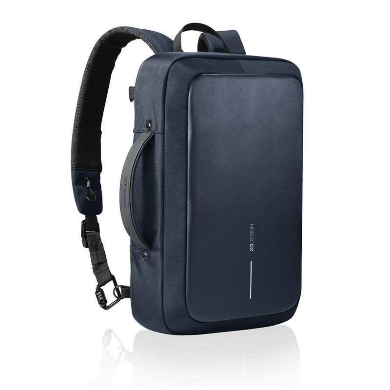 Bobby Bizz 2.0 plecak chroniacy przed kieszonkowcami P705.925 - niebieski