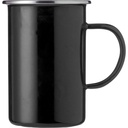 Emaliowany kubek 450 ml V1509-03 - czarny