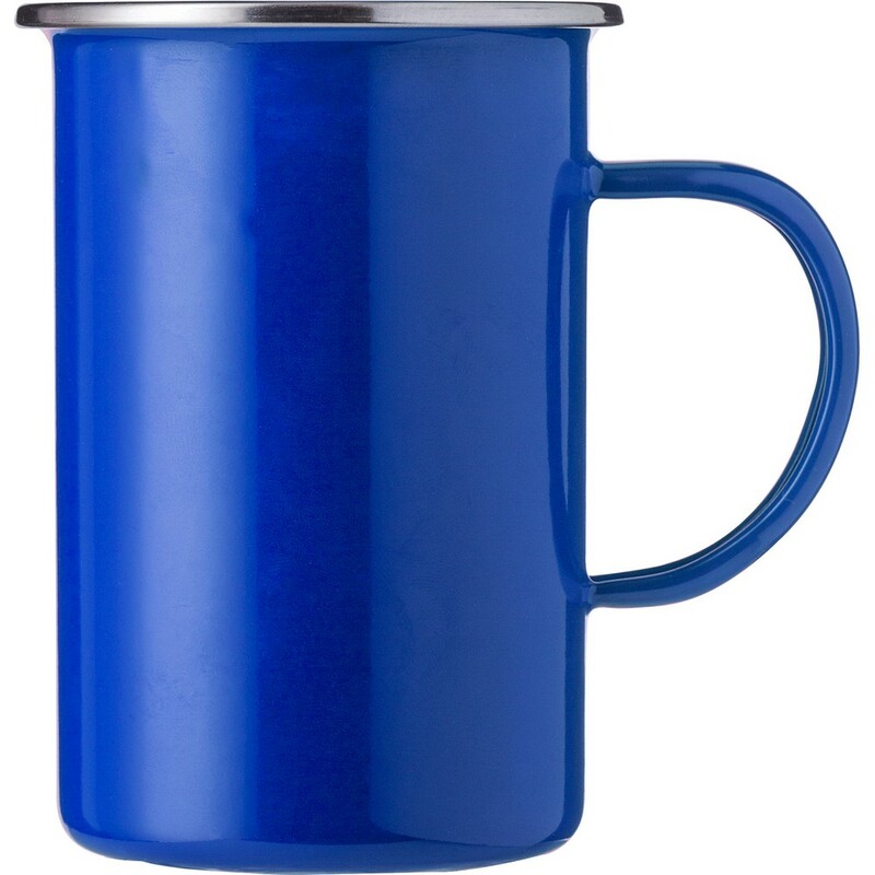 Emaliowany kubek 450 ml V1509-11 - niebieski