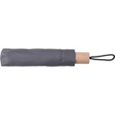 Parasol manualny RPET, skladany V1605-19 - szary
