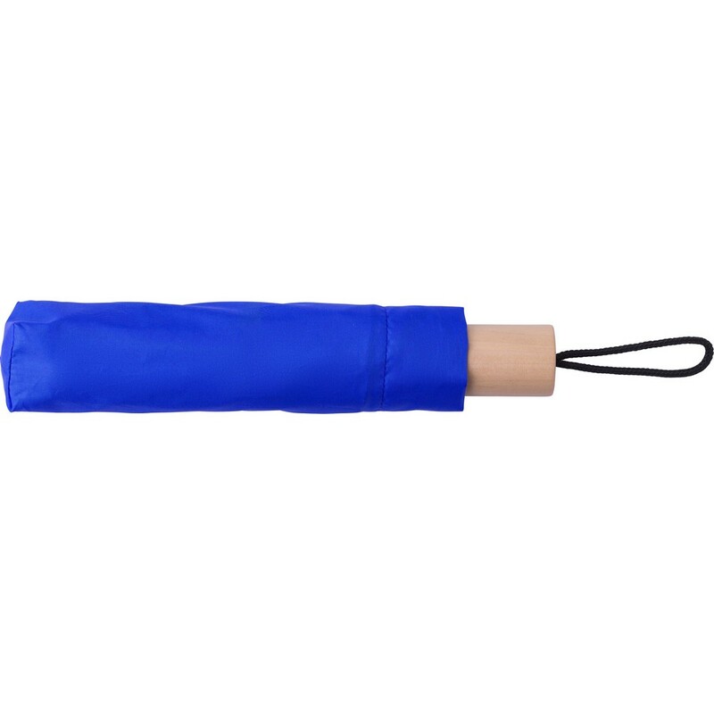 Parasol manualny RPET, skladany V1605-23 - blekitny