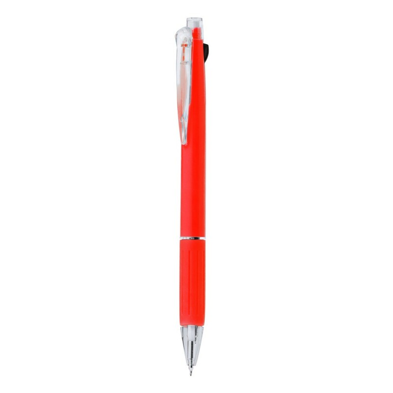 Dlugopis, wielokolorowy wklad, olowek mechaniczny V2041-05 - czerwony