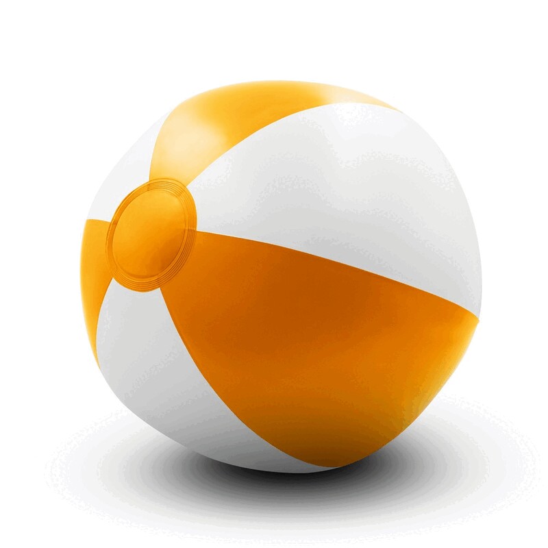 Dmuchana piłka plażowa V6338/A-07 - pomarańczowy