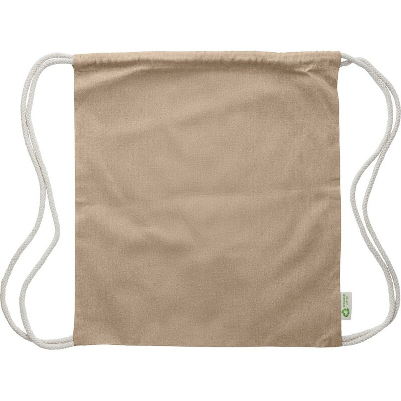 Worek ze sznurkiem z bawelny V2193-25 - khaki