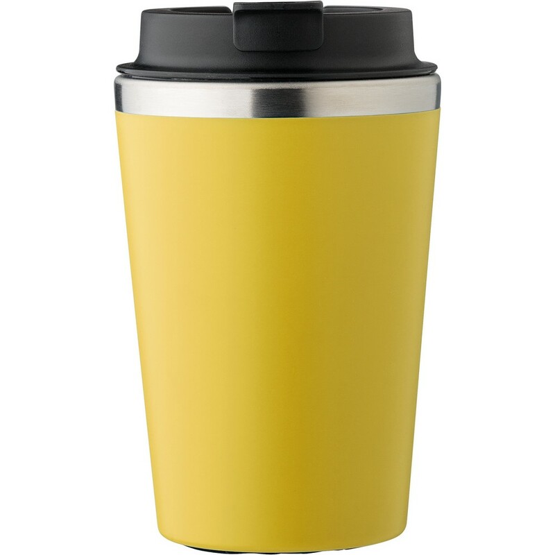 Kubek podrozny 350 ml V2233-08 - zolty