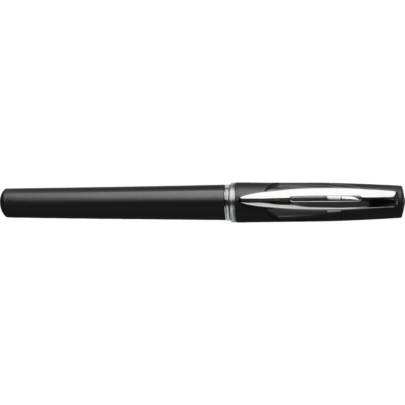 Dlugopis zelowy z zatyczka VA174-03 - czarny