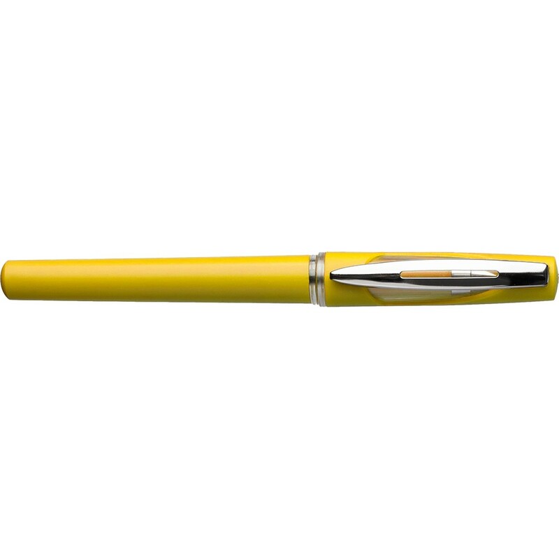 Dlugopis zelowy z zatyczka VA174-08 - zolty