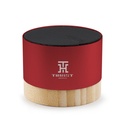 Głośnik bezprzewodowy 3W z aluminium z recyklingu | Jaquann VA112-05 - czerwony